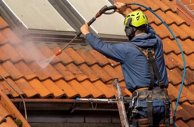 Démoussage et hydrofuge de toiture à Baccon